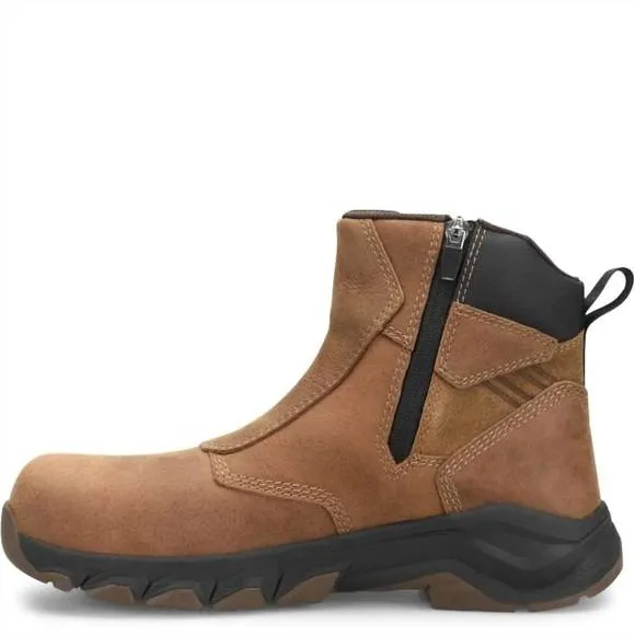 NEW CAROLINA men's subframe 6&quot; composite toe work boots in brown