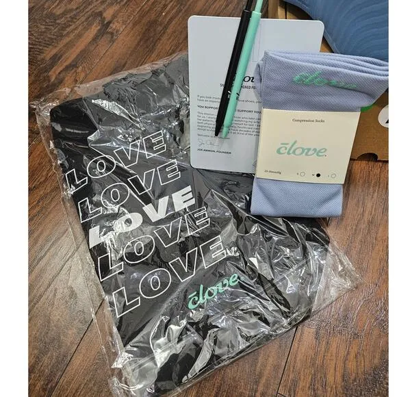 NEW CLOVE BUNDLE W/8.5 M7 NEW BLACK NUSING SHOES