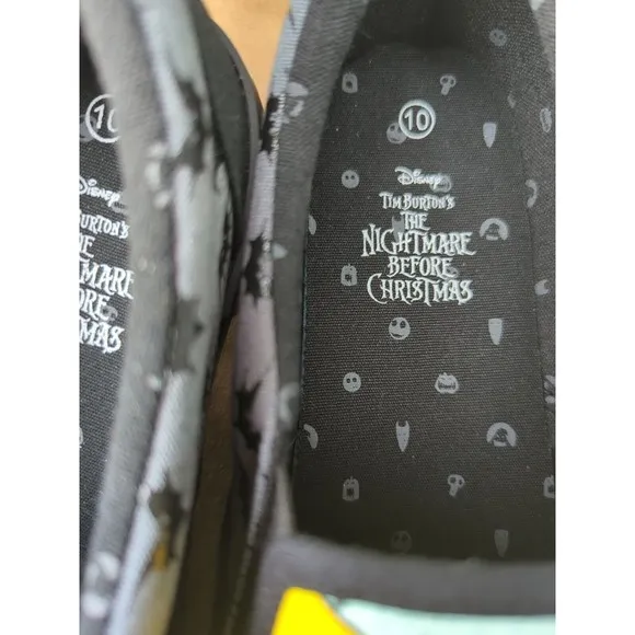 New Disney The Nightmare Before Christmas Jack Sally Slip On Sneakers Shoes 10
