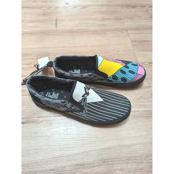 New Disney The Nightmare Before Christmas Jack Sally Slip On Sneakers Shoes 10
