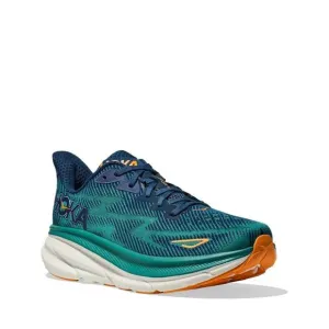 NEW HOKA men's clifton 9 sneakers in midnight