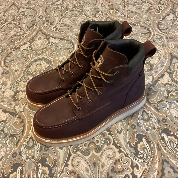 New Irish Setter The Ashby 6” Leather Safety Toe Boots Sz. 11 D