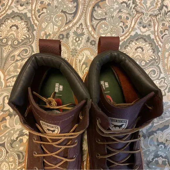 New Irish Setter The Ashby 6” Leather Safety Toe Boots Sz. 11 D