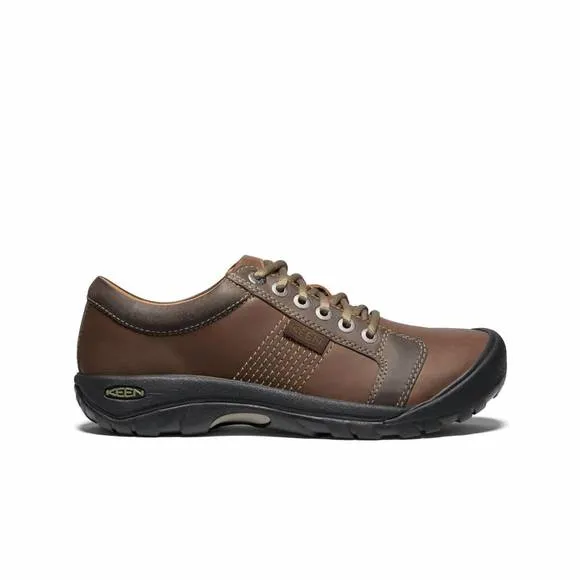 NEW KEEN men's austin shoes - wide in chocolate brown