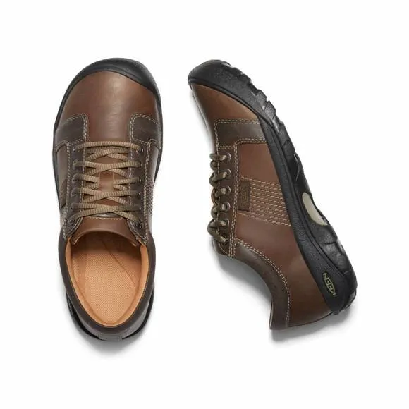NEW KEEN men's austin shoes - wide in chocolate brown