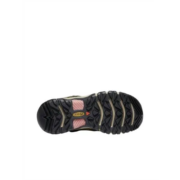 NEW KEEN women‚Äôs ridge flex low waterproof shoe in timberwolf/brick dust