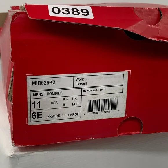 🌹New Listing🌹 NWT New Balance Men’s 626v2 Black Sneakers Shoes