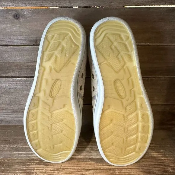New Mens Keen Eldon Harvest Beige Suede‎ Sneakers Shoes Slip On Walking Size 8 M
