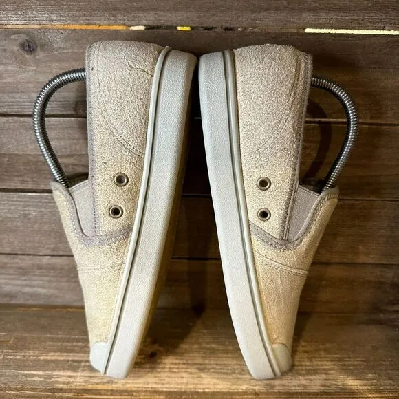 New Mens Keen Eldon Harvest Beige Suede‎ Sneakers Shoes Slip On Walking Size 8 M