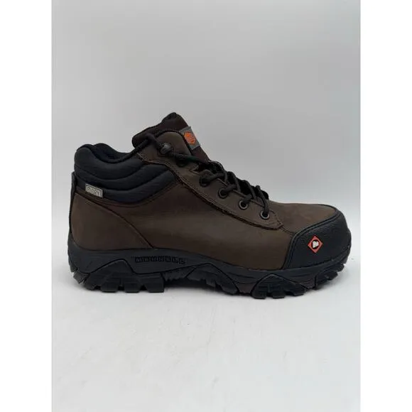 NEW Merrell MOAB ROVER MID WTPF CT Men's Work Boot Brown US Size 8.5 Medium NIB