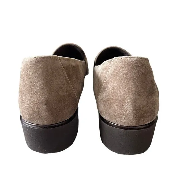 NEW! Munro Woman's 10.5 Geena Suede Penny Loafers COMFORT Walking Shoes Tan