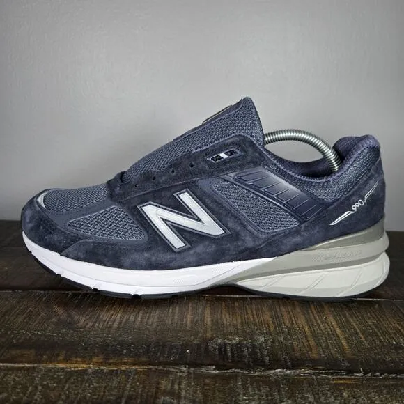 NEW New Balance 990v5 Mens Size 10.5 D Lifestyle Shoes M990NV5 Blue Made in USA