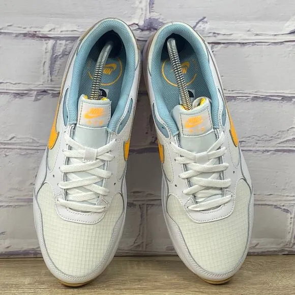 NEW Nike Air Max SC White Laser Orange Men's Size 10 Sneakers FJ3997-100 Shoes