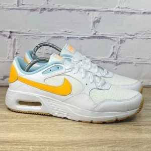 NEW Nike Air Max SC White Laser Orange Men's Size 10 Sneakers FJ3997-100 Shoes