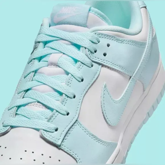 NEW Nike Dunk Low Retro Mens Sneakers Shoes Glacier Blue White DV0833-104 9.5-14