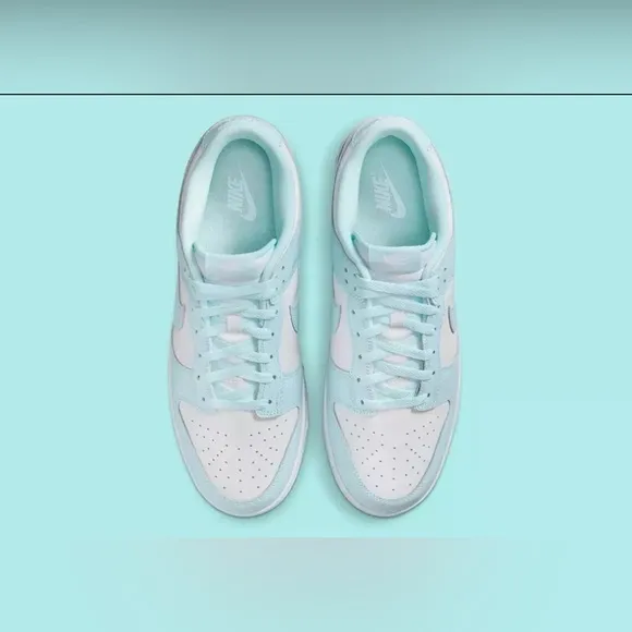 NEW Nike Dunk Low Retro Mens Sneakers Shoes Glacier Blue White DV0833-104 9.5-14
