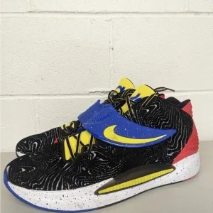 NEW Nike sz 18 basketball sneakers shoes multi cw3935-004 KYRIE black blue
