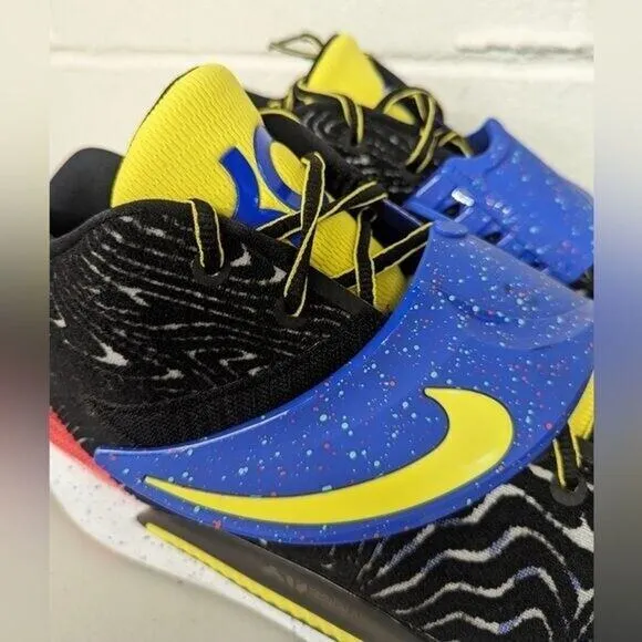 NEW Nike sz 18 basketball sneakers shoes multi cw3935-004 KYRIE black blue