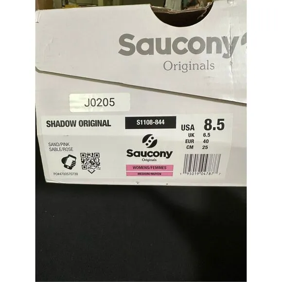 New Saucony Shadow Original Sand Pink Running Shoes Sneakers 8.5
