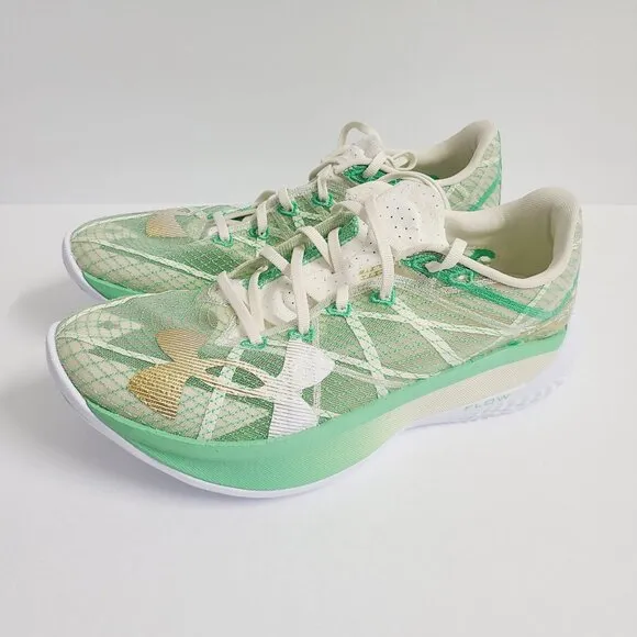 NEW Under Armour Flow Velociti Elite 2 Running Shoes 3027338-100 Size 10 Green