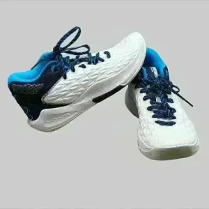 New Under Armour Unisex HOVR Havoc 5 Clone Basketball Shoes 3024979 White/Navy