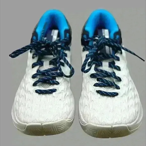 New Under Armour Unisex HOVR Havoc 5 Clone Basketball Shoes 3024979 White/Navy