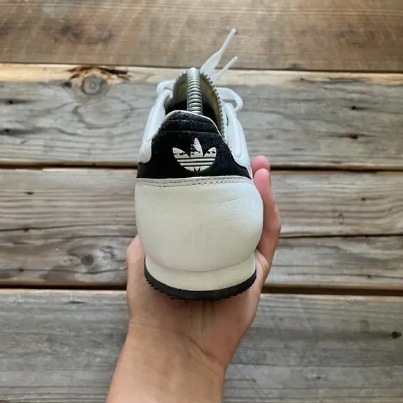 New Vintage Women adidas Rio Grande II 2 White Black Shoes Sneakers
