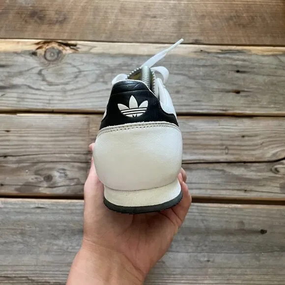 New Vintage Women adidas Rio Grande II 2 White Black Shoes Sneakers