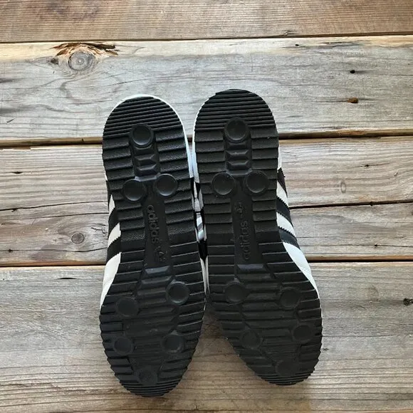 New Vintage Women adidas Rio Grande II 2 White Black Shoes Sneakers