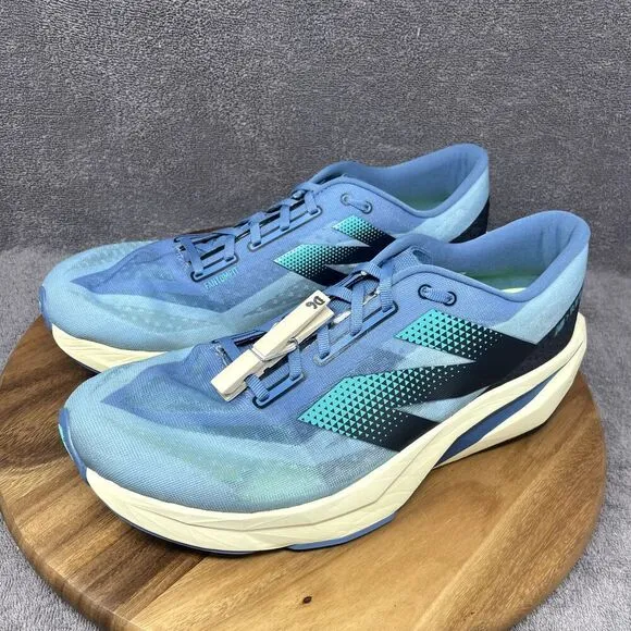 New Balance FuelCell Rebel V4 Heron Blue Men's Size 14 D Running Shoes MFCXCH4