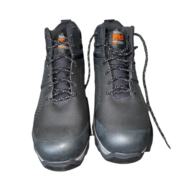 NIB 10.5 Timberland PRO Ridgework Black Waterproof Safety Toe Work Boots