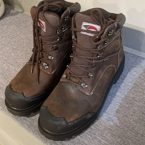 NIB Avenger Steel Toe USA Work boots 7258 Men’s 11 Waterproof Brown Safety