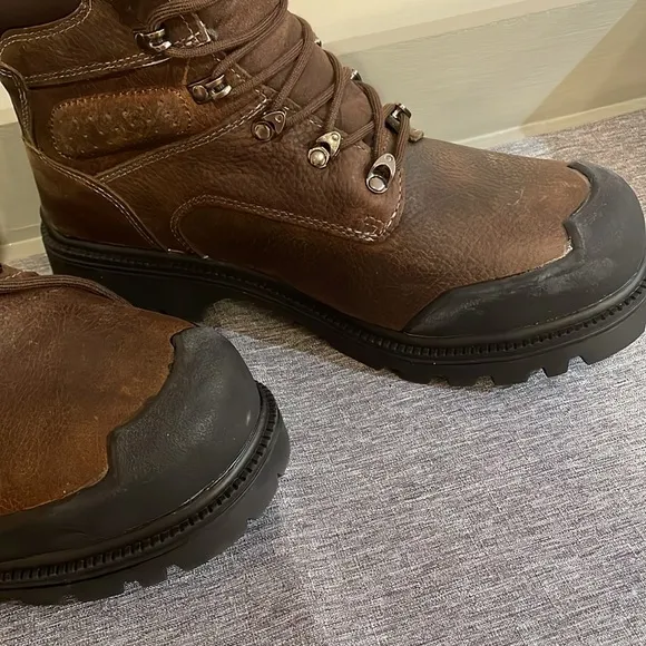NIB Avenger Steel Toe USA Work boots 7258 Men’s 11 Waterproof Brown Safety