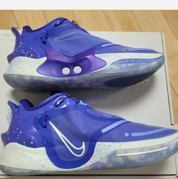 Nike Adapt BB 2.0 Men's Astronomy Blue Violet Shoes Sneakers Size 10