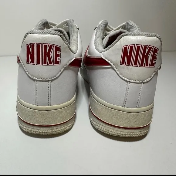 Nike Air Force 1 Low '07 3 Gym Red White Shoes Mens Size 12 ( AO2423-102)