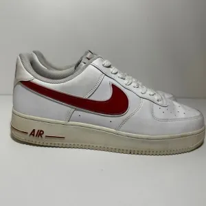 Nike Air Force 1 Low '07 3 Gym Red White Shoes Mens Size 12 ( AO2423-102)