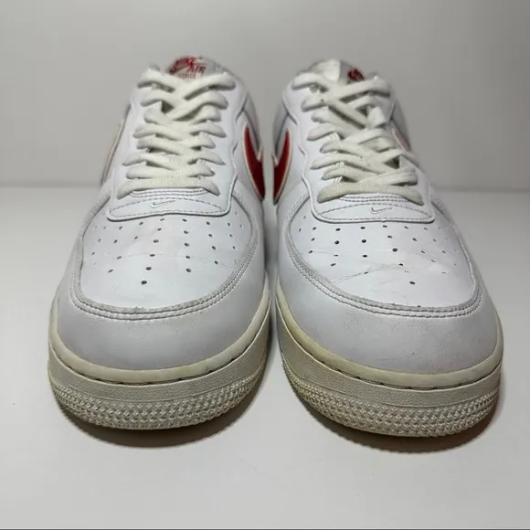 Nike Air Force 1 Low '07 3 Gym Red White Shoes Mens Size 12 ( AO2423-102)
