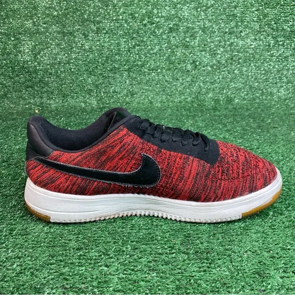 Nike Air Force 1 University Red Ultra Flyknit Low Top Shoes Sneakers Size 11