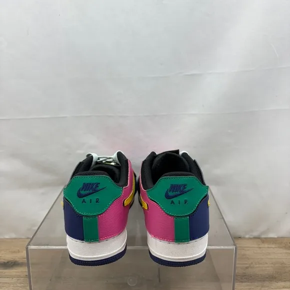 Nike Air Force 1/1 Multi Customizable Sneakers w/ Hook/Loop Patch Sheet Mens 8.5