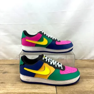 Nike Air Force 1/1 Multi Customizable Sneakers w/ Hook/Loop Patch Sheet Mens 8.5