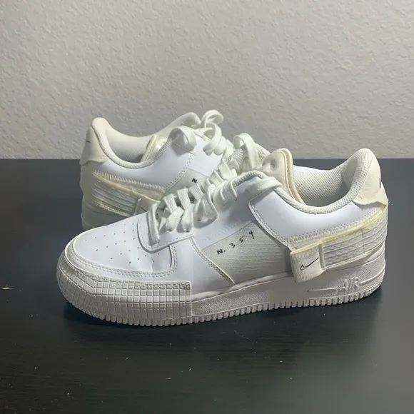 Nike Air Force One AF1 N.354 Type Triple White Sneakers