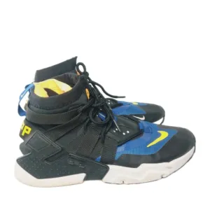 Nike Air Huarache Gripp Black indigo Shoes Men's Size 9.5 Sneakers A01730-006F