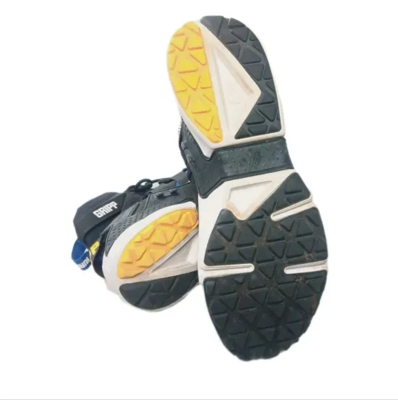 Nike Air Huarache Gripp Black indigo Shoes Men's Size 9.5 Sneakers A01730-006F