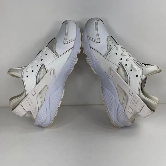 Nike Air Huarache Men's Size 8 Premium Snakeskin Triple White 704830-100
