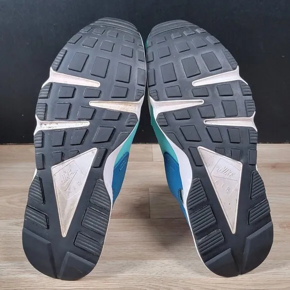 Nike Air Huarache Shoes Mens Size 11.5 Blue White Athletic Running DQ8239-300