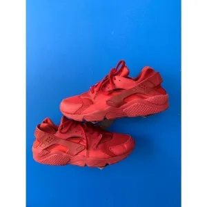 Nike Air Huarache Shoes Mens Sz 13 Triple Red 318429-660 Sneakers Red October