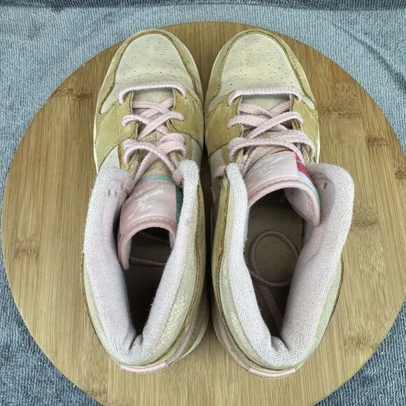 Nike Air Jordan 1 Hare Shoes Girls Size 6Y Wheat Lola Bunny Basketball Sneakers