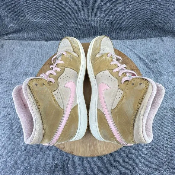 Nike Air Jordan 1 Hare Shoes Girls Size 6Y Wheat Lola Bunny Basketball Sneakers