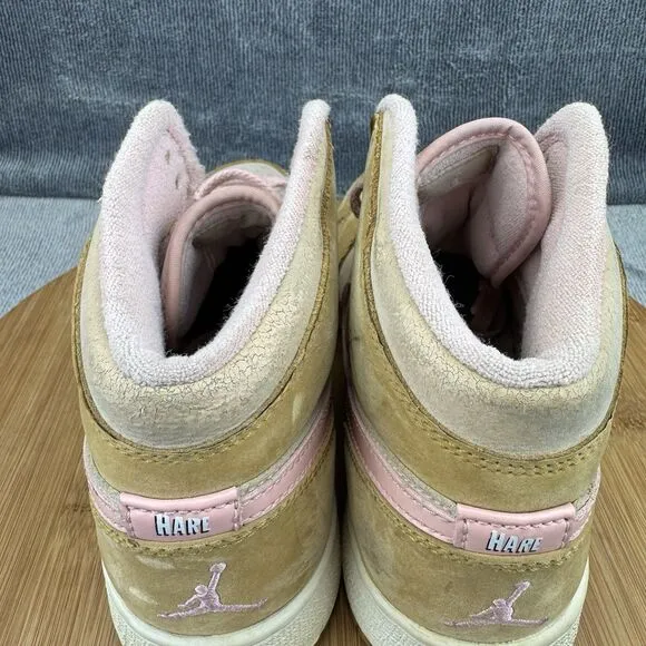 Nike Air Jordan 1 Hare Shoes Girls Size 6Y Wheat Lola Bunny Basketball Sneakers
