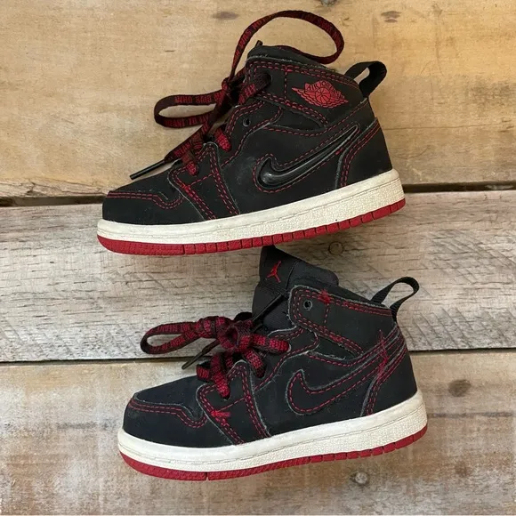 Nike Air Jordan 1 Mid Come Fly with Me Shoes Sneakers Size 5C